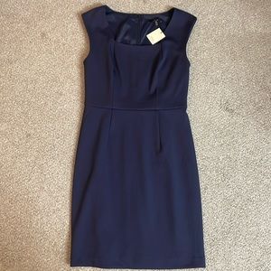Trina Trina Turk Dress Women's 6 Sheath Navy Blue NWT Party Cocktail